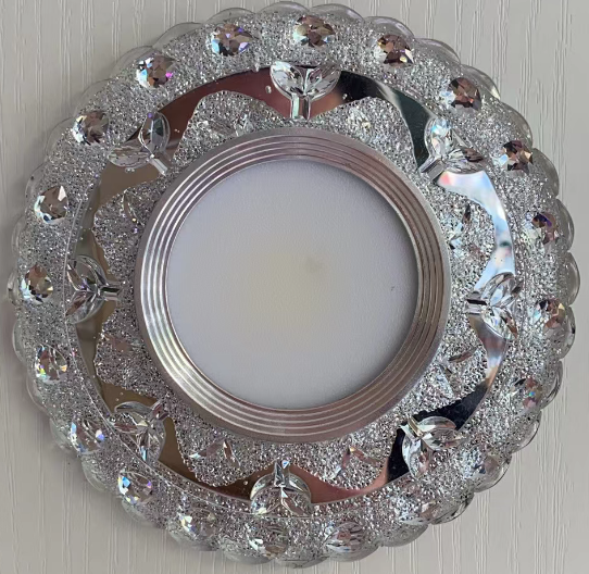 ORBITA Spot LED, 5W, Rotondo, Luce Fredda + RGB, Spot LED Bianco, Resina e Vetro Titolo predefinito Alessandro Design