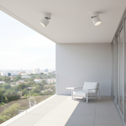 TINNIE Proiettore LED, Girevole, 9W, Luce Neutra 4000K, Bianco