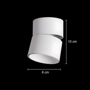 TINNIE Proiettore LED, Girevole, 9W, Luce Neutra 4000K, Bianco