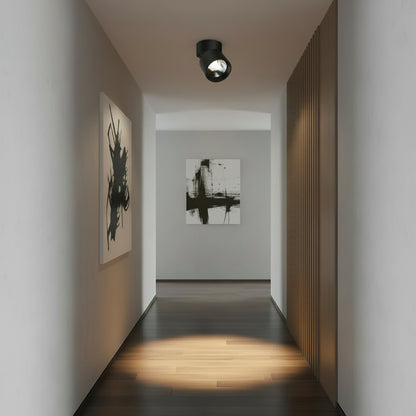 TINNIE Proiettore LED, Girevole, 9W, Luce Neutra 4000K, Nero