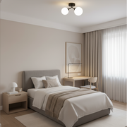Lampadario in cristallo ORBS, 31 cm, 2xG9, Globi, Nero