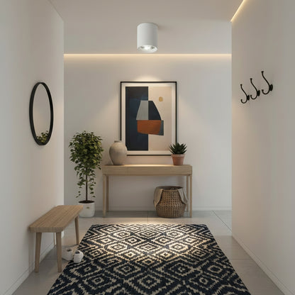 TINNIE Proiettore LED, Fisso, 8W, Luce Neutra 4000K, Bianco