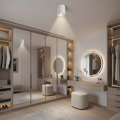 TINNIE Proiettore LED, Fisso, 8W, Luce Neutra 4000K, Bianco