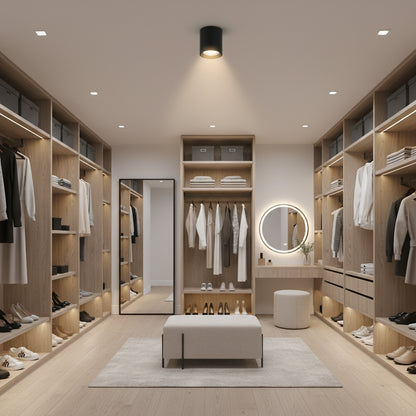 TINNIE Proiettore LED, Fisso, 8W, Luce Neutra 4000K, Nero