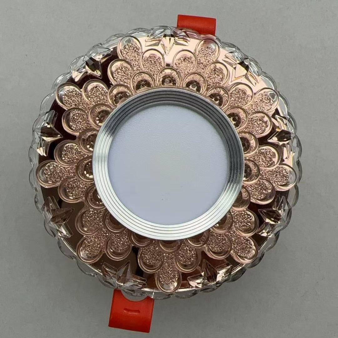 ORBITA Spot LED, 5W, Rotondo, Luce Fredda/Calda, Bronzo Antico, Resina e Vetro Spot LED Titolo predefinito Alessandro Design