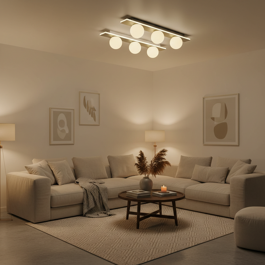 Lampadario LED TRION, Luce Calda/Neutra/Fredda, 3xG9, 24W, Nero, Metallo e Acrilico