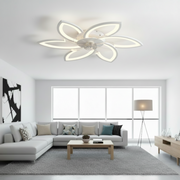 Lampadario LED ANEMO Fan con telecomando, 36W, D76,5cm, Luce fredda/neutra/calda, Metallo e plastica, Bianco
