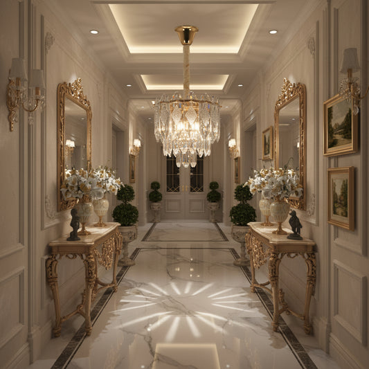 Lampadario Cristallo VELVET Petito, 3xE14, D30 cm, Oro, Altezza Regolabile, Metallo e Cristallo