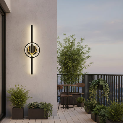 Lampada decorativa a LED CERBOS, 42W, 60cm, Luce calda/neutra/fredda, Nero, Metallo e Acrilico