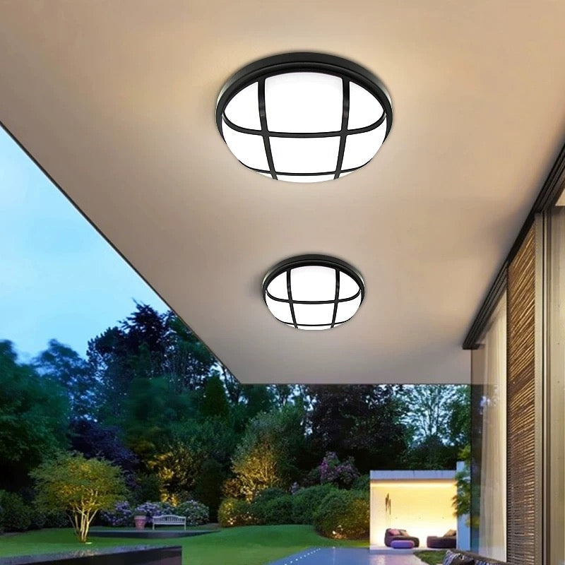 Lampada da Parete per Esterno LED AX311/162BK, Diametro 16,2 cm, IP65, Luce Calda, Lampada da Parete per Esterno Nera Titolo predefinito Alessandro Design