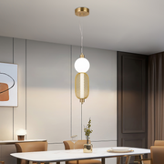Lampadario LED a Sospensione LM550/2GD, 11W, Luce 3000/4000/6000K, Oro, Altezza Regolabile Lampadari Moderni Titolo predefinito Alessandro Design