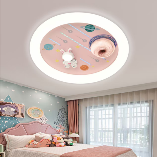 Lampadario LED CONSTELATION con telecomando 63W, Diametro 50cm, Luce Fredda/Calda/Neutra, Lampadari LED Rosa con Telecomando Titolo predefinito Alessandro Design