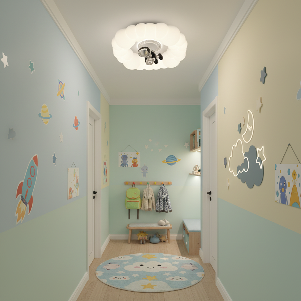 KOSMER Lampadario LED con telecomando 75W, Diametro 50cm, Luce Fredda/Calda/Neutra, Lampadario LED Bianco con telecomando Titolo predefinito Alessandro Design