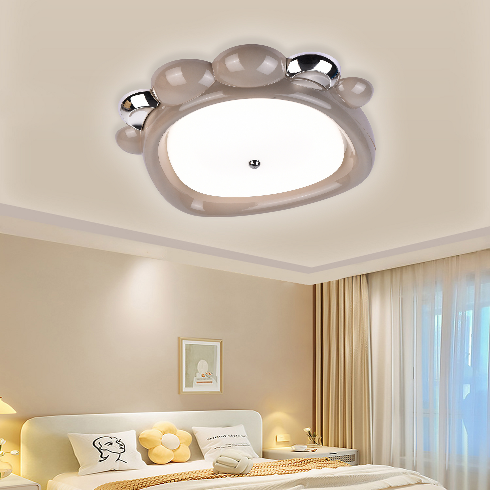 Lampadario LED 8057BN, 41W, Acrilico Marrone, Luce 3000K/4000K/6000K Lampadari LED Titolo predefinito Alessandro Design