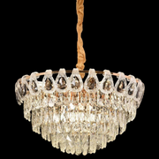 Lampadario in cristallo CC5122/500GD 9xE14, diametro 50 cm, oro lucido, altezza regolabile Lampadario in cristallo Titolo predefinito Alessandro Design