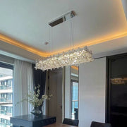 Lampadario di cristallo NEXORA Regalis, 10xE14, 78X28 cm, altezza regolabile, lampadari di cristallo dal design elegante Titolo predefinito Alessandro Design