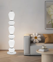 Lampada LED con telecomando 82W Moderna LP510/6BK 120Cm Nero Veioze & Lampadare Titolo predefinito Alessandro Design
