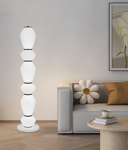 Lampada LED con telecomando 82W Moderna LP510/6BK 120Cm Nero Veioze & Lampadare Titolo predefinito Alessandro Design