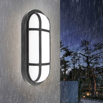Applique da esterno LED AX321/218BK, IP65, Bianco e Nero