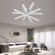 Lampadario a LED con telecomando ZOE, 67W, Luce Fredda/Calda/Neutra, Dimmerabile, Lampadario a LED Bianco con telecomando Titolo predefinito Alessandro Design