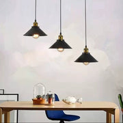 Lampadario a sospensione, LV210/3R, 3xE27, Nero, metallo e filo, Altezza regolabile Lampadari vintage Titolo predefinito Alessandro Design