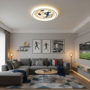 Lampadario LED con telecomando 88W, Diametro 50cm, Luce Fredda/Calda/Neutra, Lampadario LED Blu con telecomando Titolo predefinito Alessandro Design