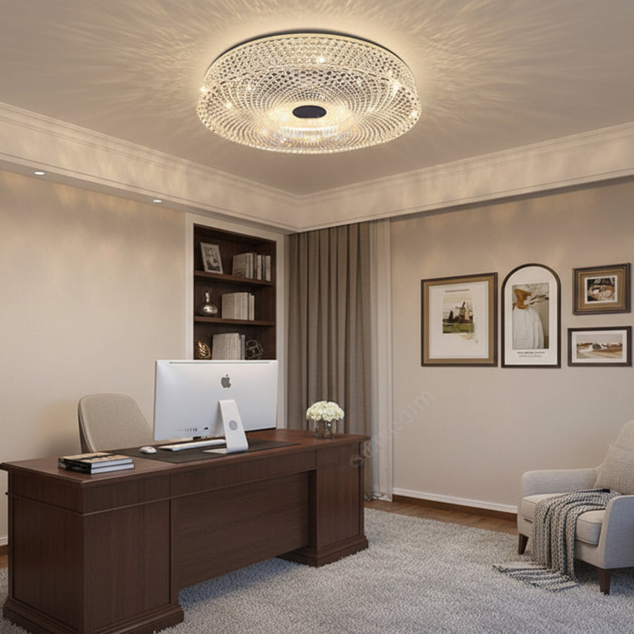 Lampadario LED RADIAN Eleganza, 38,9W, Diametro 48,5 cm, Luce Calda/Neutra/Fredda, Lampadario LED Bianco Titolo predefinito Alessandro Design