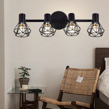 Lampadario con Paralume, GRACIE, Diamond, 4xE14, Nero, Metallo Lampadari Classici Titolo predefinito Alessandro Design