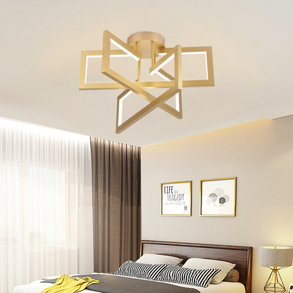 Lampadario LED con Telecomando 71W, 3 Elementi, Luce Fredda/Calda/Neutra, Dimmerabile, Oro Lampadari LED con Telecomando Titolo predefinito Alessandro Design