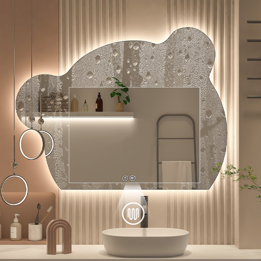 Specchio Ursulet LED, 110X80, Touch, Sistema Demister, Dimmerabile E66/110X80 Specchi Korman E Titolo predefinito Alessandro Design