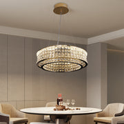 Lampadario LED con telecomando, LLC160/500GD, cristallo e metallo, 54W, dimmerabile, altezza regolabile, luce fredda/calda/neutra, illuminazione di lusso Lampadari LED con telecomando Titolo predefinito Alessandro Design