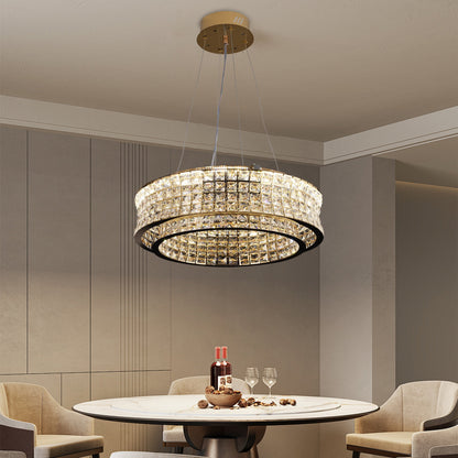 Lampadario LED con telecomando, LLC160/500GD, cristallo e metallo, 54W, dimmerabile, altezza regolabile, luce fredda/calda/neutra, illuminazione di lusso Lampadari LED con telecomando Titolo predefinito Alessandro Design