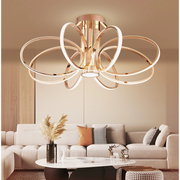 Lampadario LED con Telecomando ORBIS Eleganza, 45W, Luce Calda/Fredda/Neutra, Dimmerabile, Oro Lampadari LED con Telecomando Titolo predefinito Alessandro Design