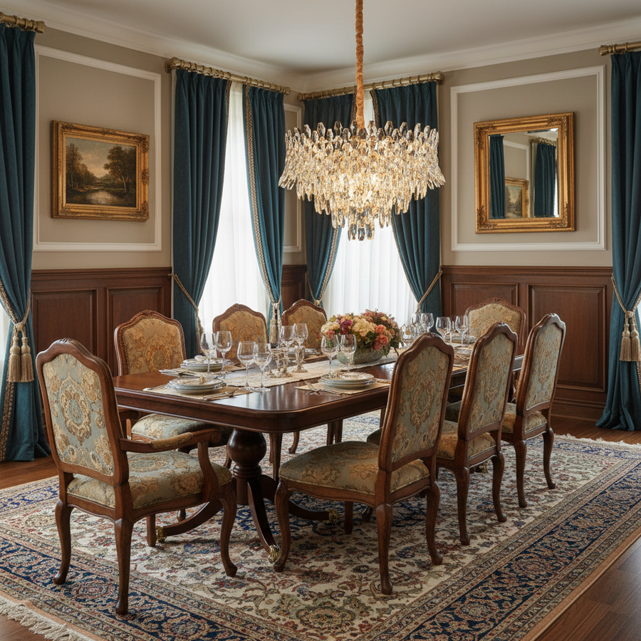 Lampadario in Cristallo MONARCH Magno 12xE14, Diametro 60cm, Altezza 40cm, Oro Lucido, Altezza Regolabile, Design Elegante Lampadario in Cristallo Titolo predefinito Alessandro Design