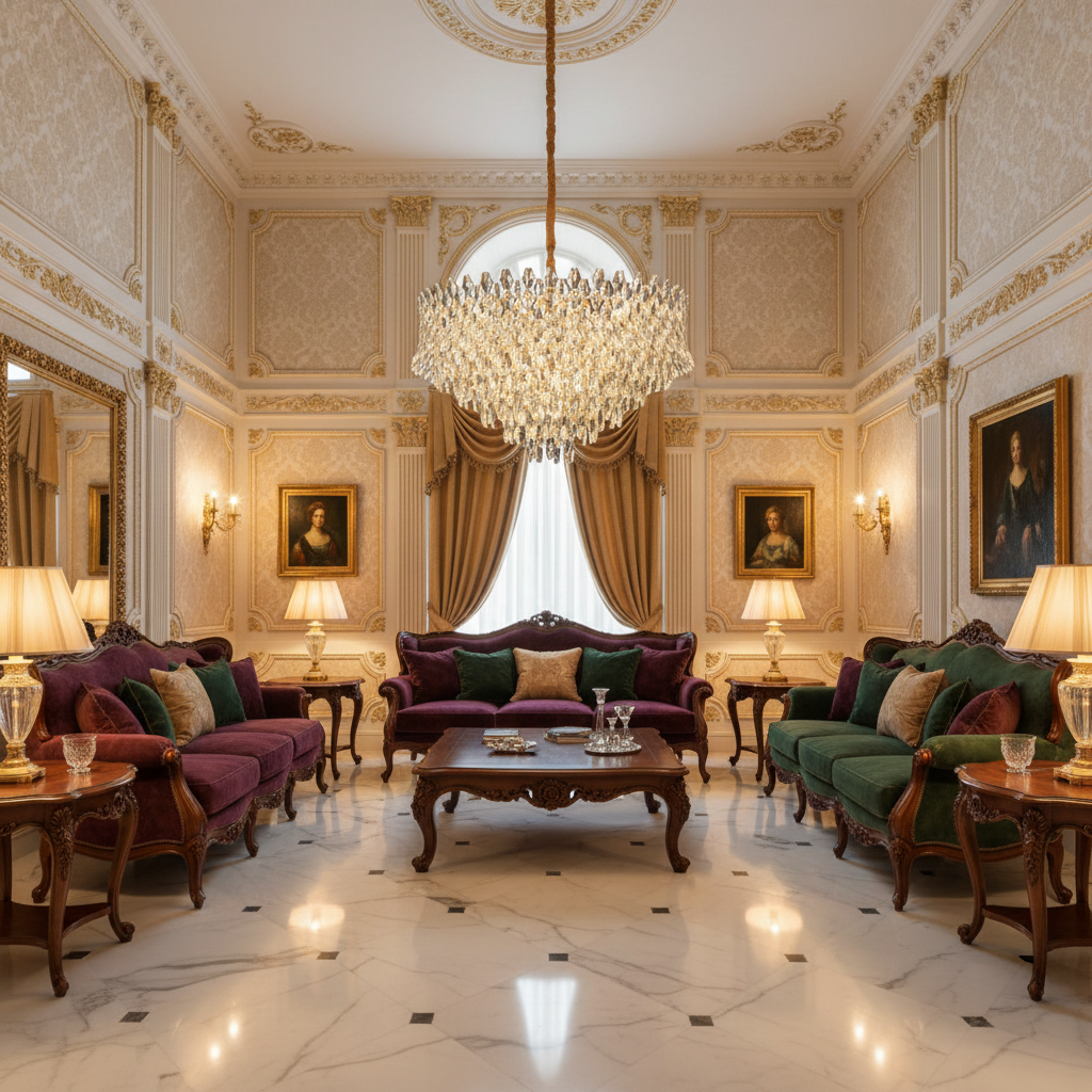 Lampadario in Cristallo MONARCH Regalis 19xE14, Diametro 80cm, Altezza 50cm, Oro Lucido, Altezza Regolabile, Design Elegante Lampadario in Cristallo Titolo predefinito Alessandro Design