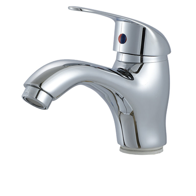 Miscelatore lavabo con rubinetto fisso, Alloy, Cromo, LV002