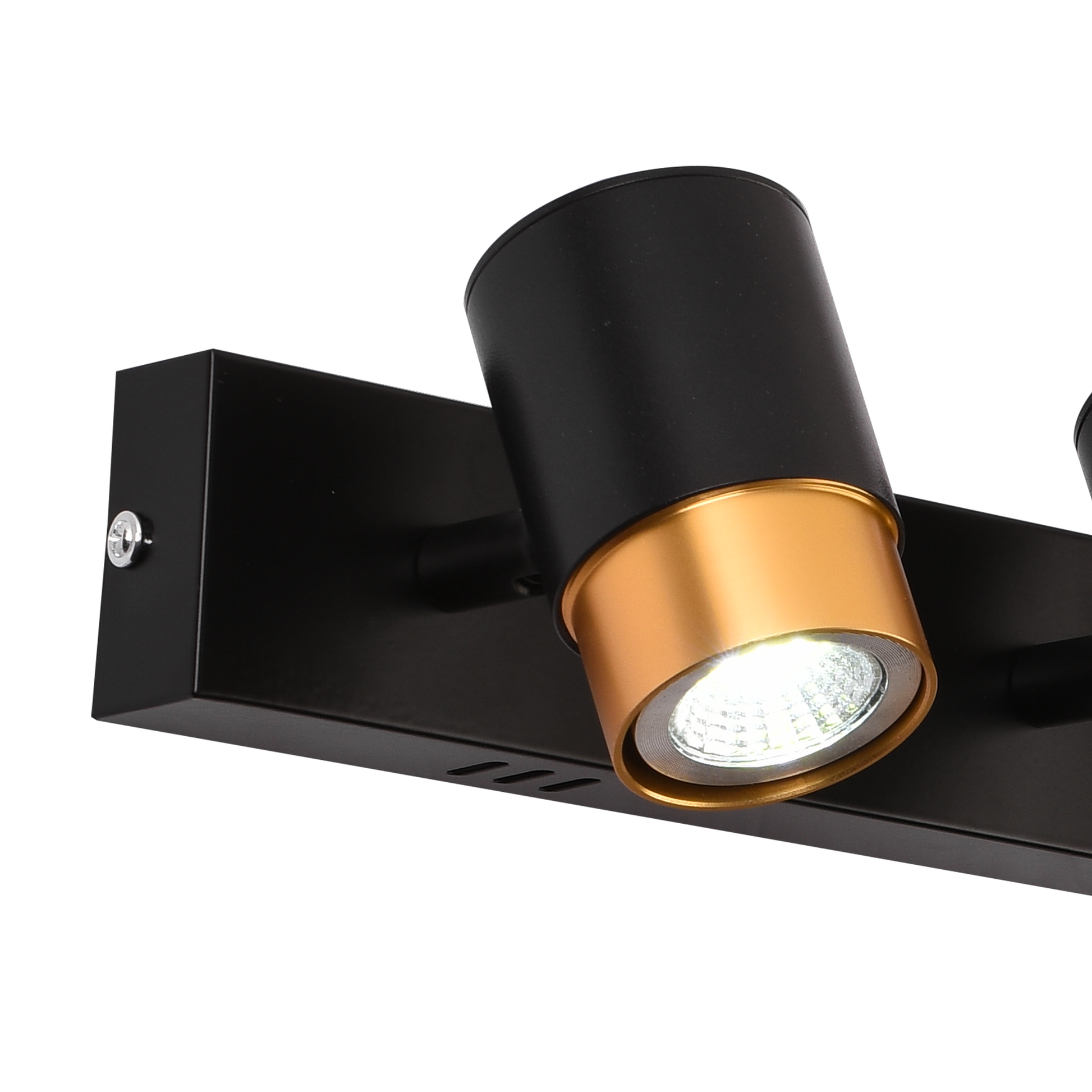 Proiettore LED con Faretti 4xGU10, Lampadari Moderni a Lampadina Oro, Metallo e Acrilico Titolo predefinito Alessandro Design