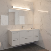 Applique LED da bagno, GARDA, 10W, lineare, luce Calda/Neutra/Fredda, Cromo Applique per interni Titolo predefinito Alessandro Design