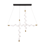 Lampadario LED a Sospensione in Acrilico UNDA Bishop, 22W, Luce 3000/4000/6000K, Bianco, Altezza Regolabile Lampadari Moderni Titolo predefinito Alessandro Design