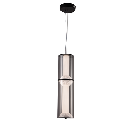 Lampadario LED a Sospensione con Telecomando 47W, Orin, 2 elementi, Altezza Regolabile, Luce Calda/Fredda/Neutra, Nero, Lampadari a LED con Telecomando in Metallo Titolo predefinito Alessandro Design