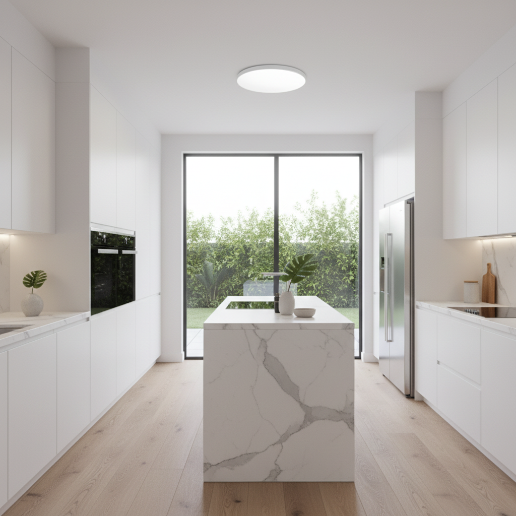 SOLIS Plafoniera LED 47cm 69W Luce Fredda Plafoniere LED Bianco Titolo predefinito Alessandro Design
