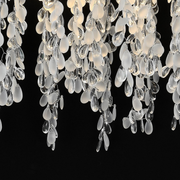 Candelabri di cristallo WILLOW, 9x E14, diametro 50 cm, candelabri di cristallo cromati Titolo predefinito Alessandro Design