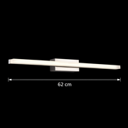 Lampada da parete a LED, COMO, 7W, lineare, Luce Calda/Neutra/Fredda, Cromo Lampade da parete per interni Titolo predefinito Alessandro Design