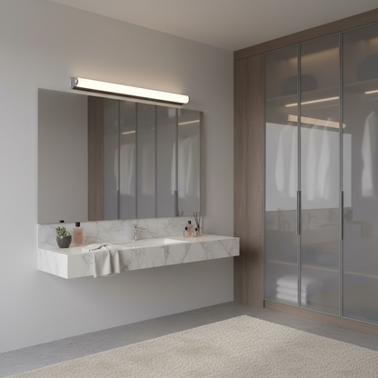 Applique LED da bagno, GARDA, 10W, lineare, luce Calda/Neutra/Fredda, Cromo Applique per interni Titolo predefinito Alessandro Design
