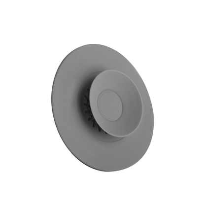 Tappo per lavabo, Grigio, Gomma, OD/AC1/GRI Accessori Bagno Titolo predefinito Alessandro Design