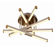 Lampadario LED con Telecomando LT182/5WH, 68W, 5 Elementi, Luce Fredda/Calda/Neutra, Dimmerabile, Lampadari LED Bianchi con Telecomando Titolo predefinito Alessandro Design