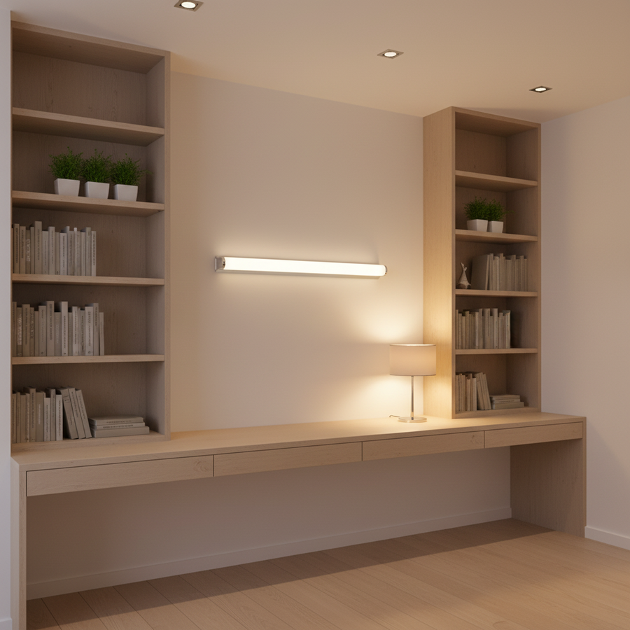 Applique LED da bagno, GARDA, 10W, lineare, luce Calda/Neutra/Fredda, Cromo Applique per interni Titolo predefinito Alessandro Design