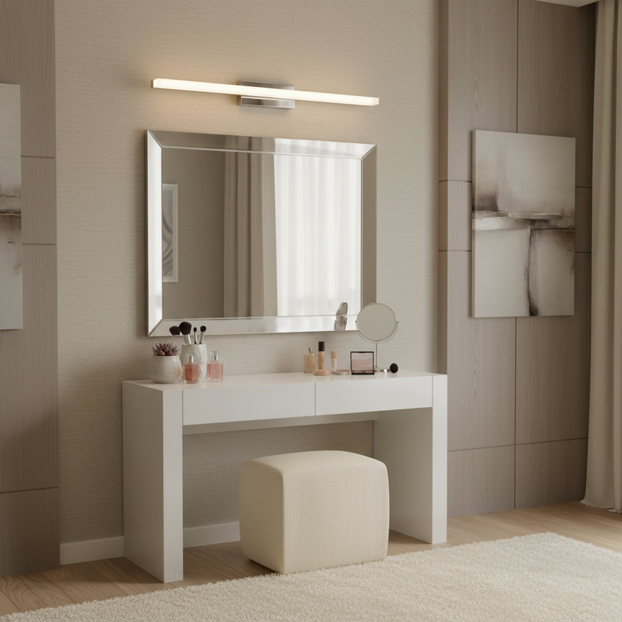 Lampada da parete a LED, COMO, 7W, lineare, Luce Calda/Neutra/Fredda, Cromo Lampade da parete per interni Titolo predefinito Alessandro Design