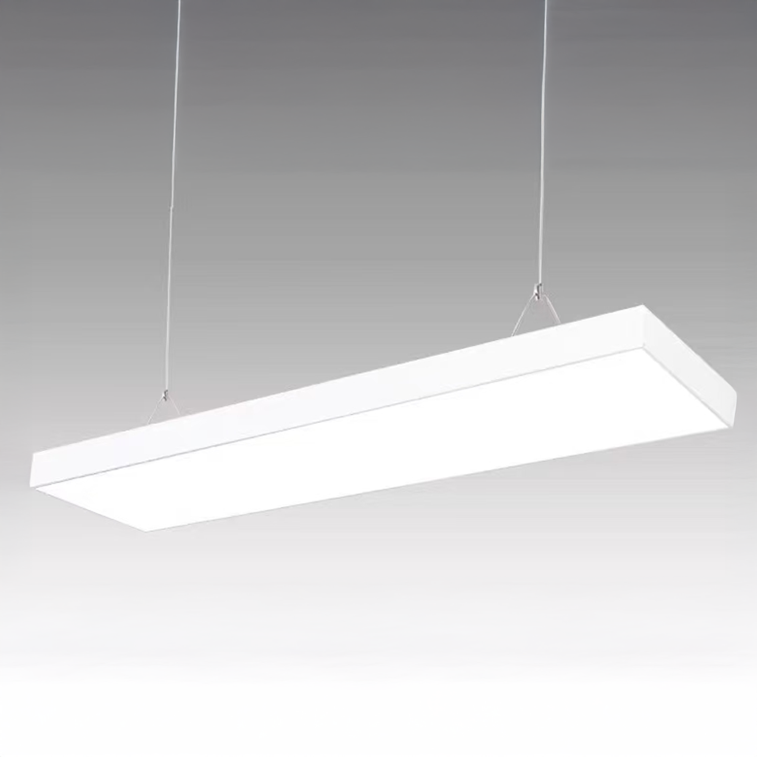 Lampadario a sospensione LED DARIN, 120cm, 23W, Altezza Regolabile, Luce Fredda, Lampadari Moderni Bianchi Titolo predefinito Alessandro Design