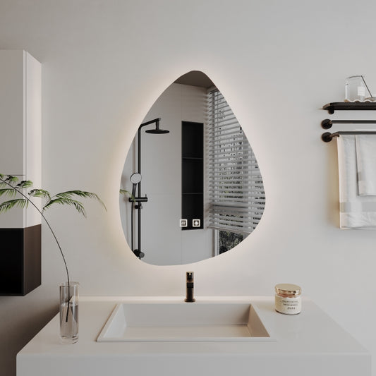 Specchio LED irregolare, Demist, 40x60 cm, Z001 Basic Touch Specchi Korman E Titolo predefinito Alessandro Design